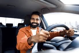 Learner driver training illustration